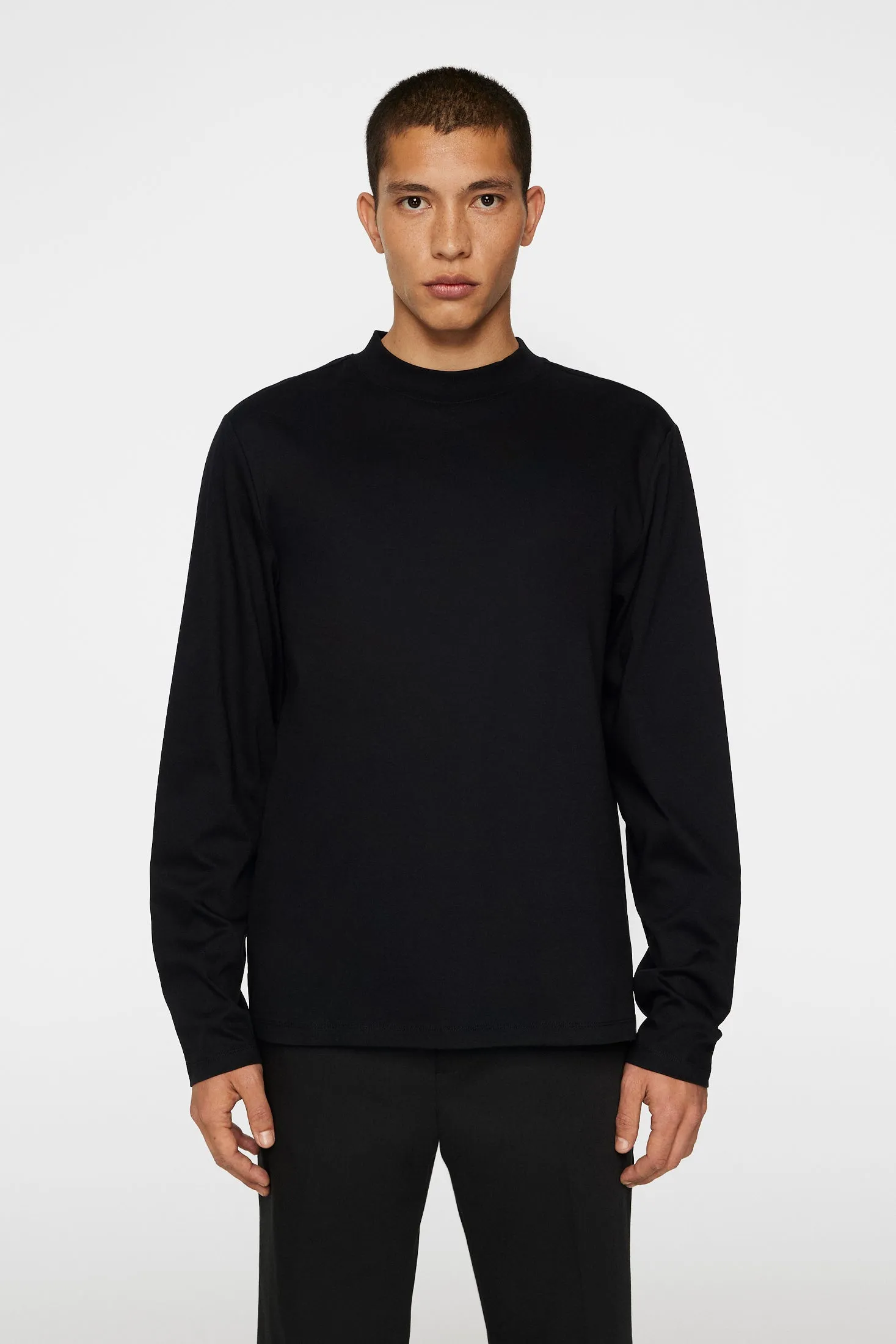 Ace Mock Neck Long-Sleeve T-Shirt