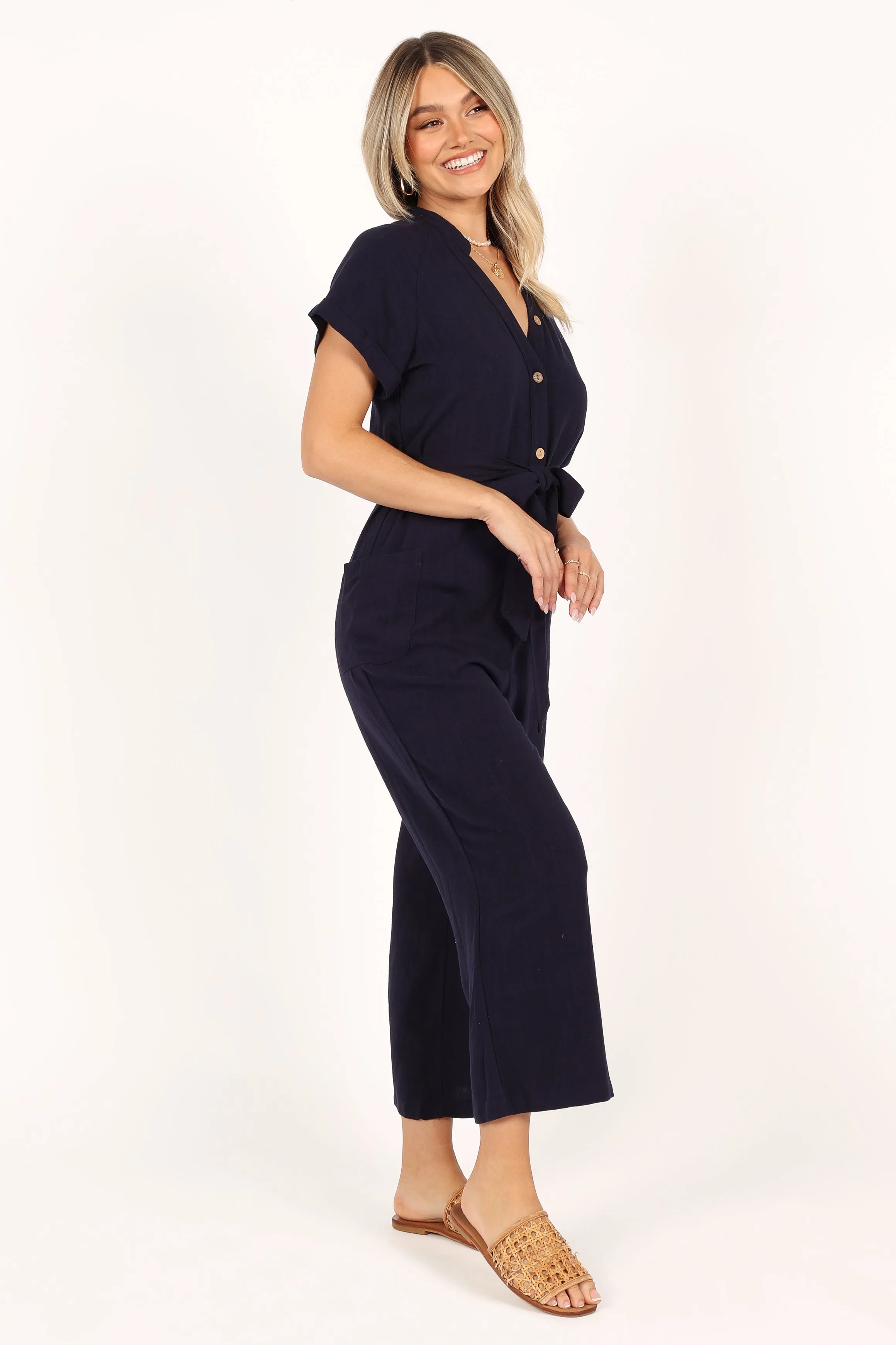 Archie Jumpsuit - Navy