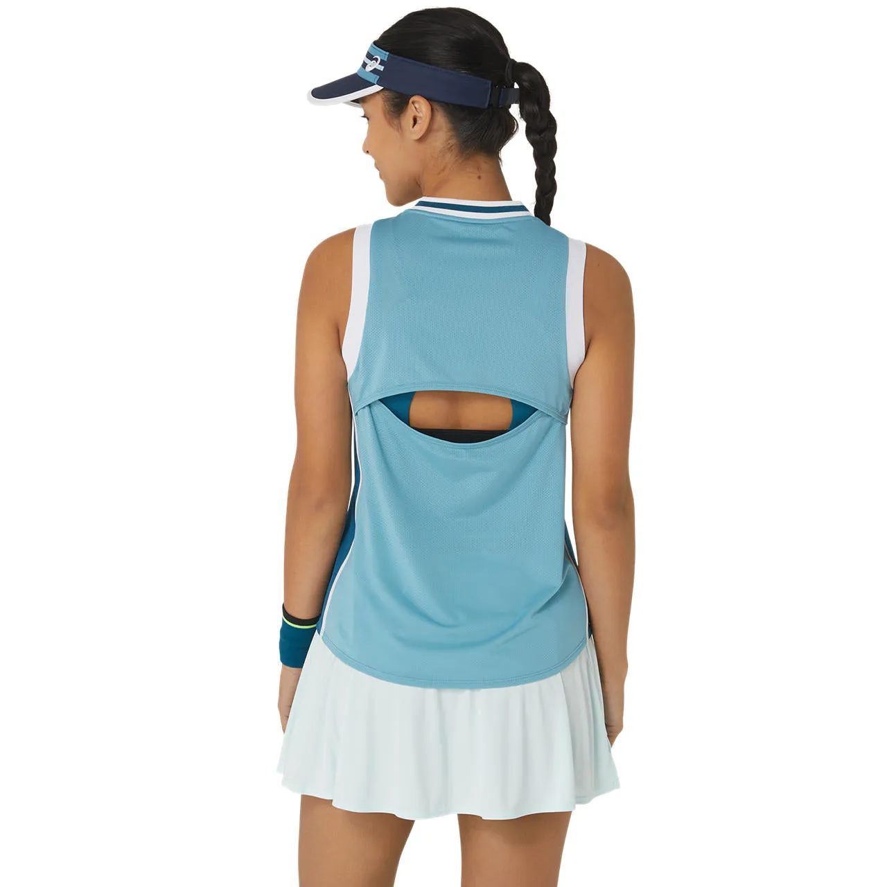 Asics Tank Top Match Tank Dames Blauw