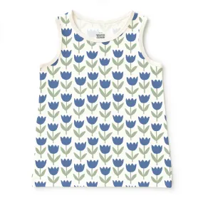 Baby Tank Top - Tulips Blue