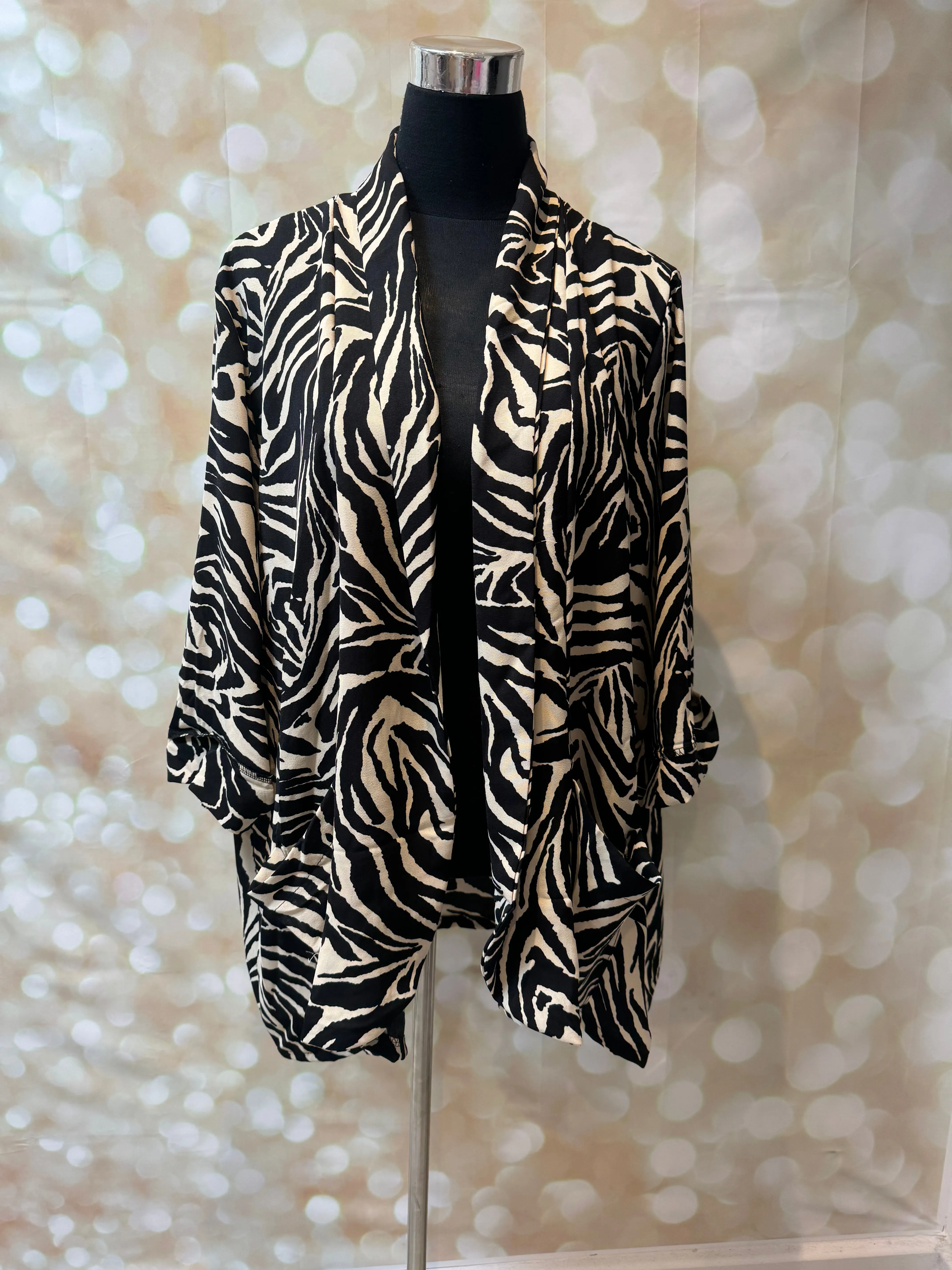 Basic Leopard/Zebra Lightweight Blazer