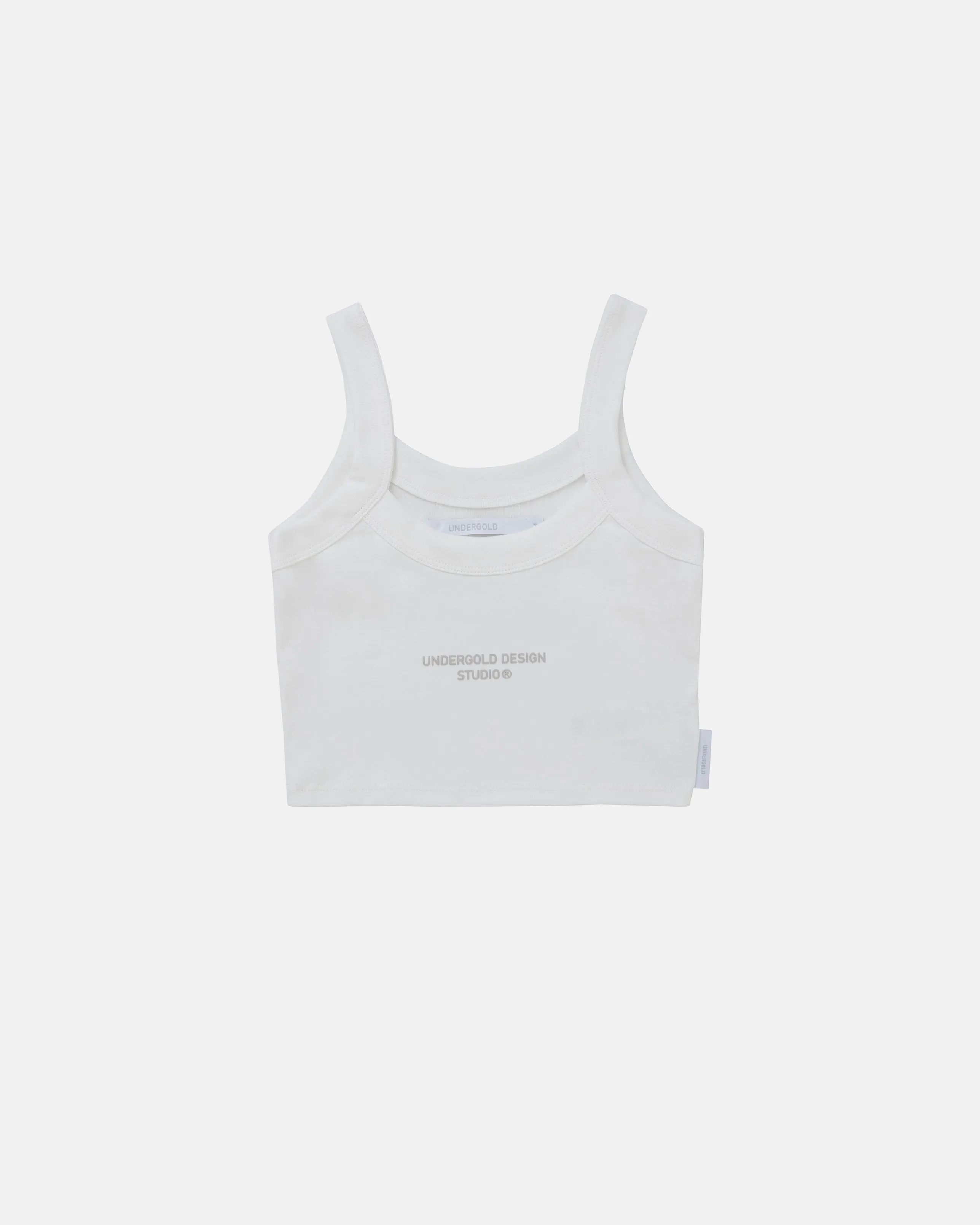 Basics Cropped Tank Top White