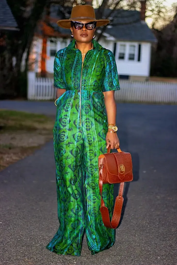 Batik Green | jumpsuit