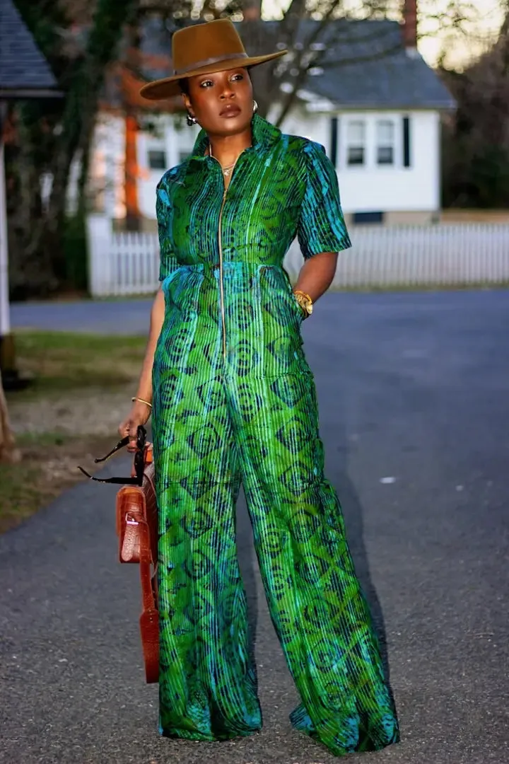 Batik Green | jumpsuit