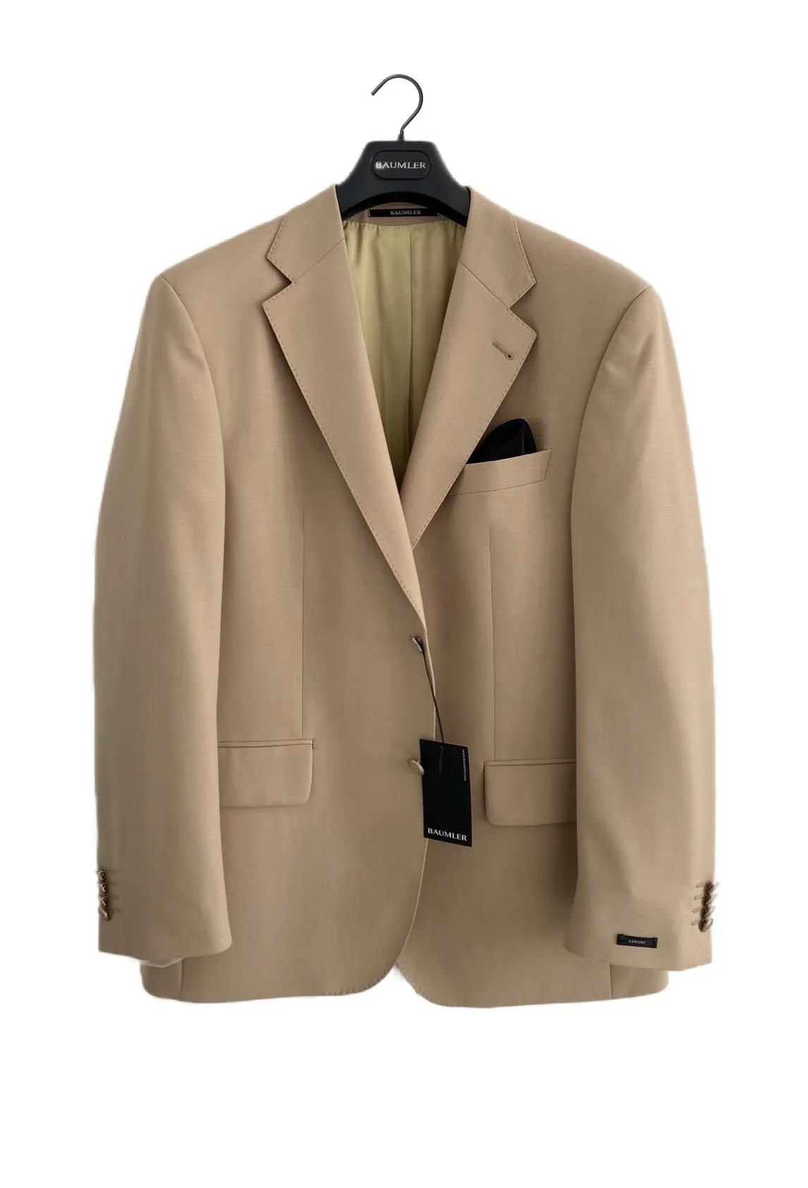 BAUMLER Beige Basket Weave Blazer