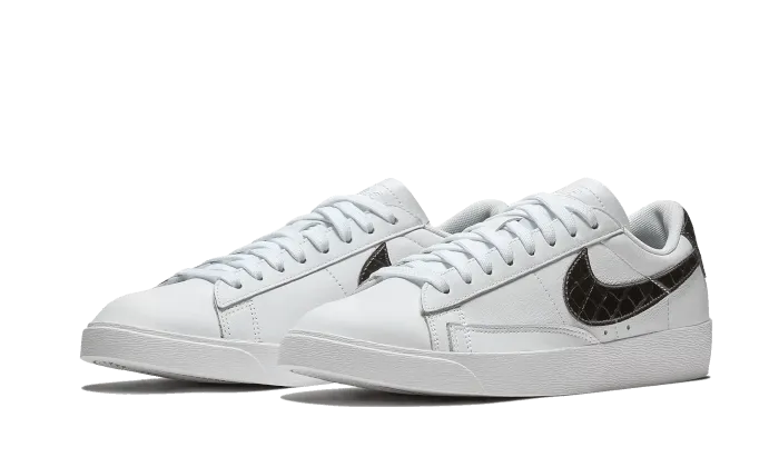 Blazer Low White Black Croc