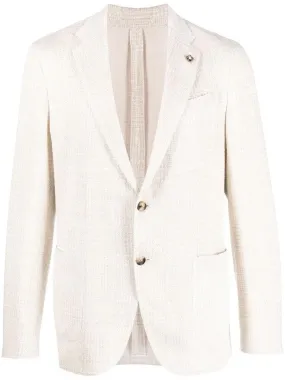 Blazer monopetto a quadri