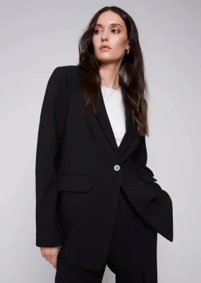 BLAZER WITH RUCHED BACK