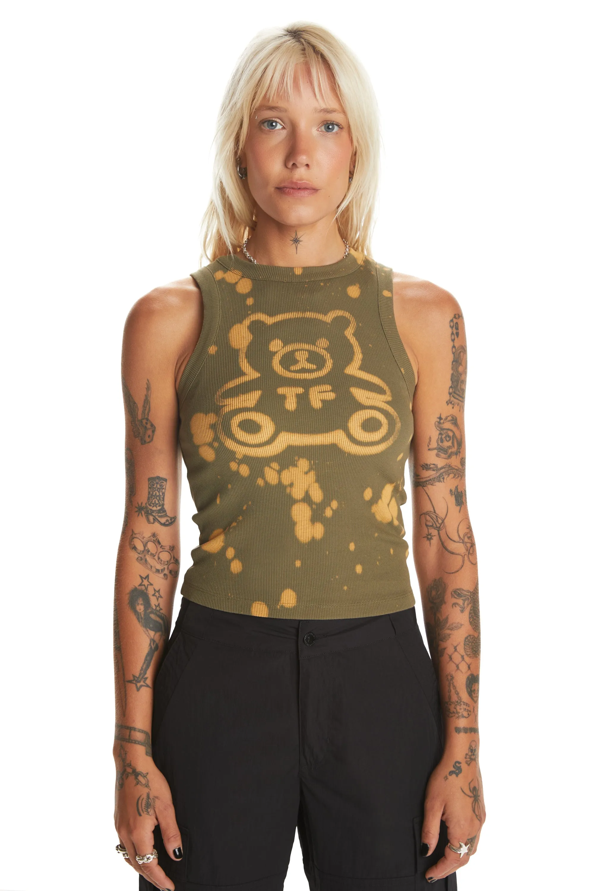 Bleach Bear Tank Top