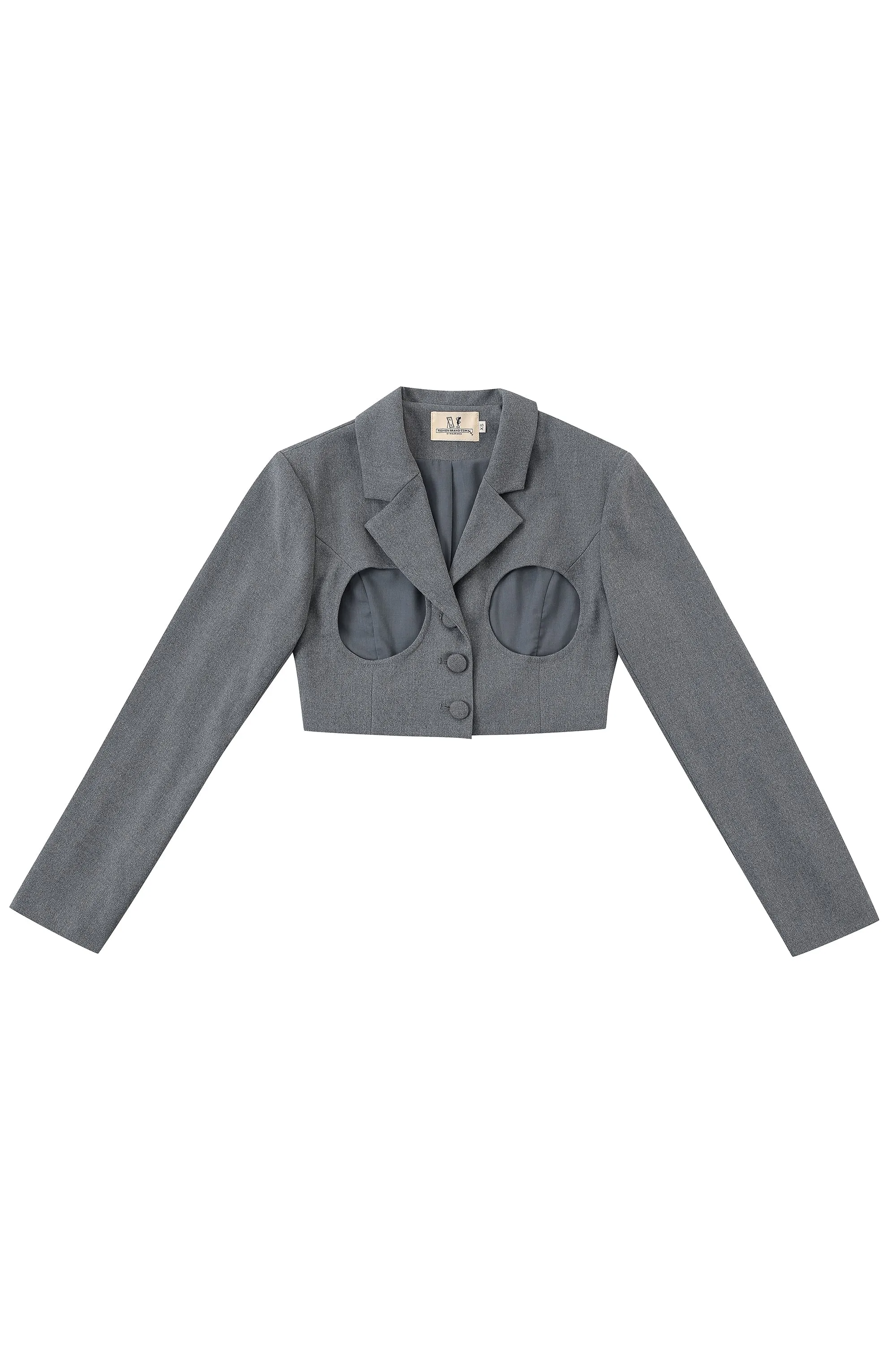 Breastfeeding Business Blazer Postpartum Gray