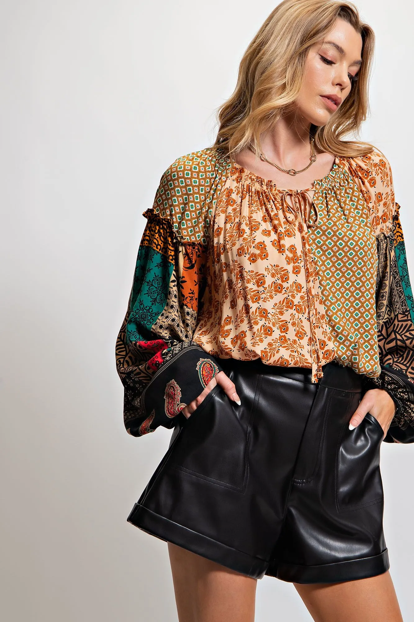 Camel Blouse