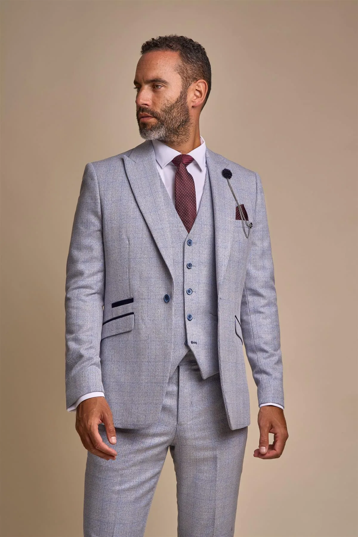 Caridi Sky Slim Fit Blazer