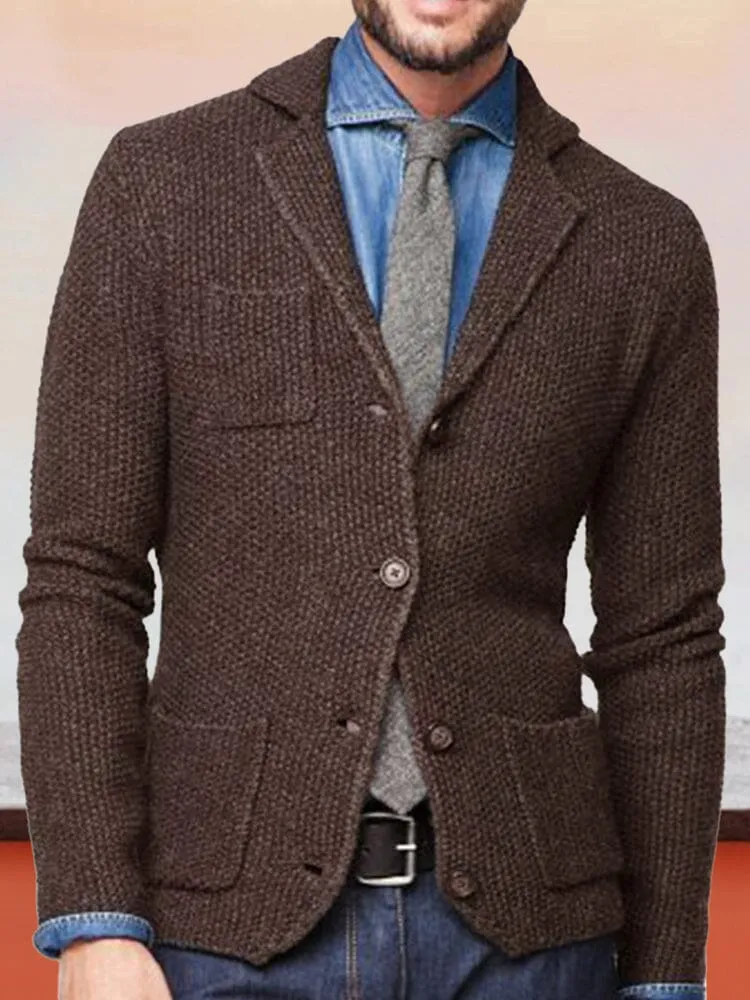 Casual Comfy Sweater Blazer