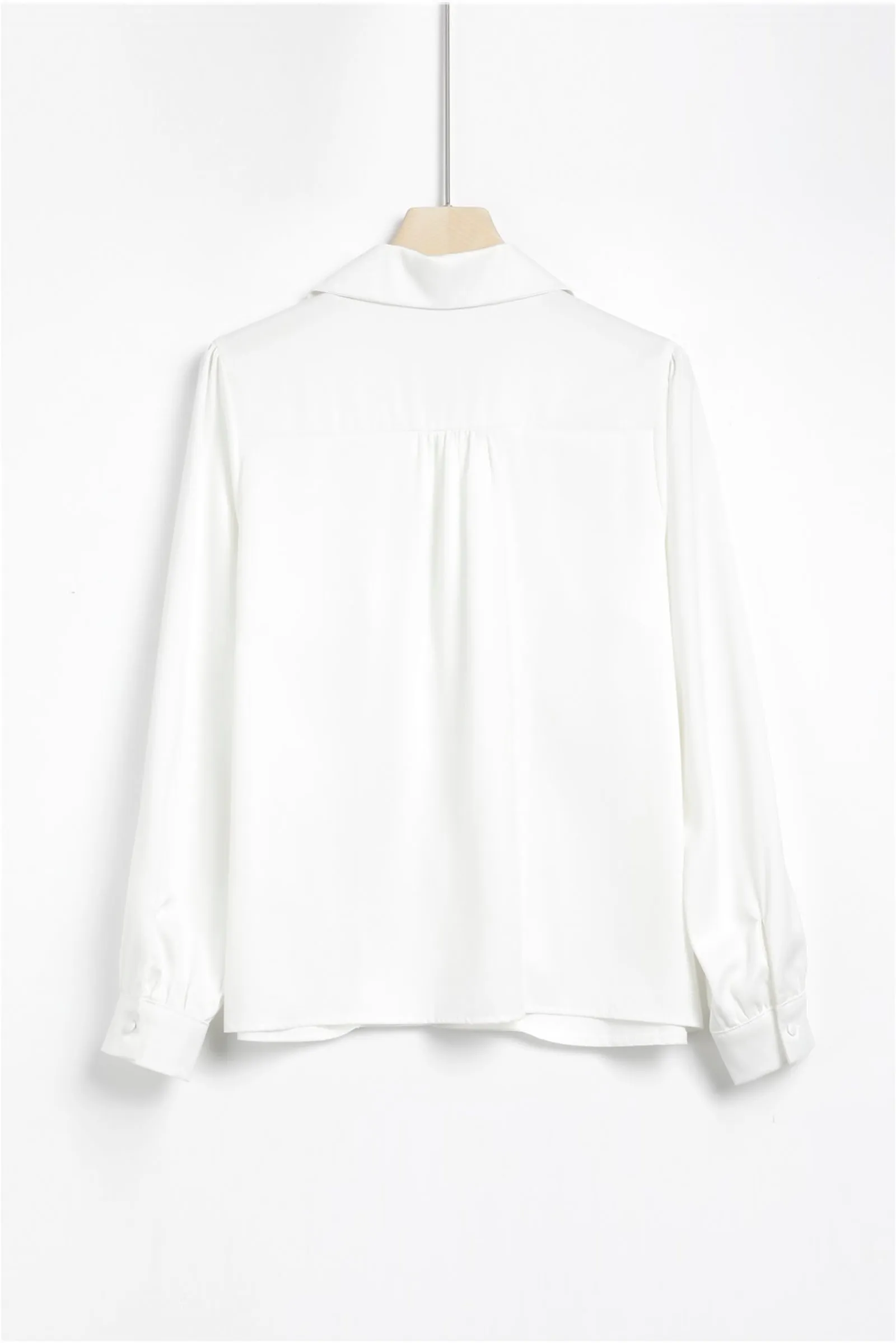 Collar Blouse In White