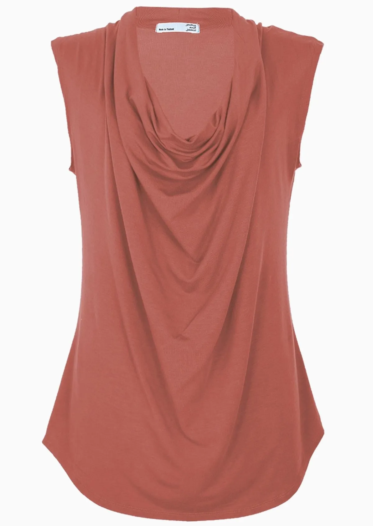 Cowl Neck Top Dusty Rose