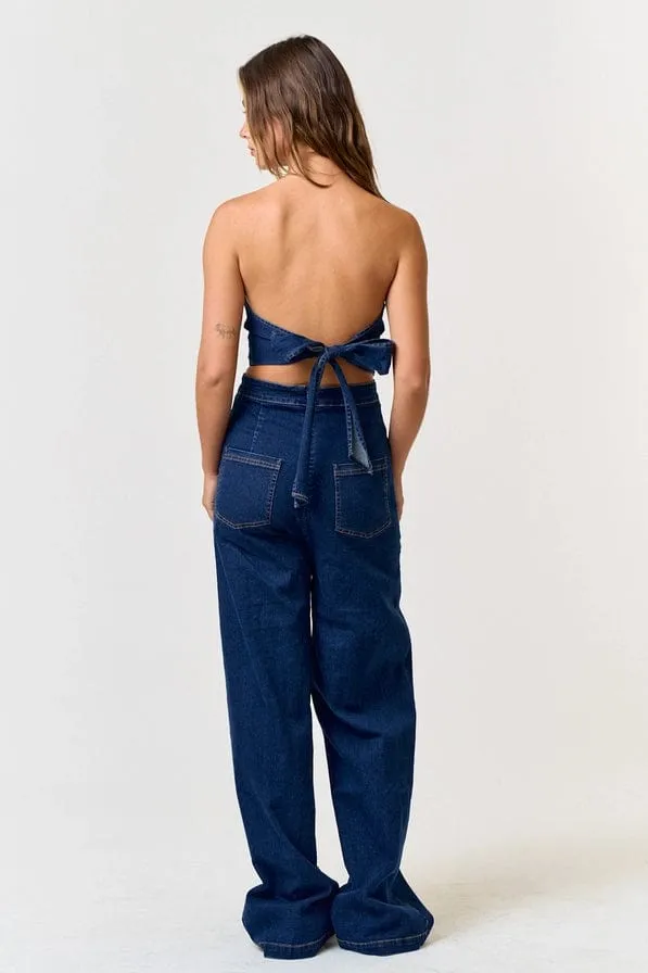 Denim Night Woman's Jumpsuit