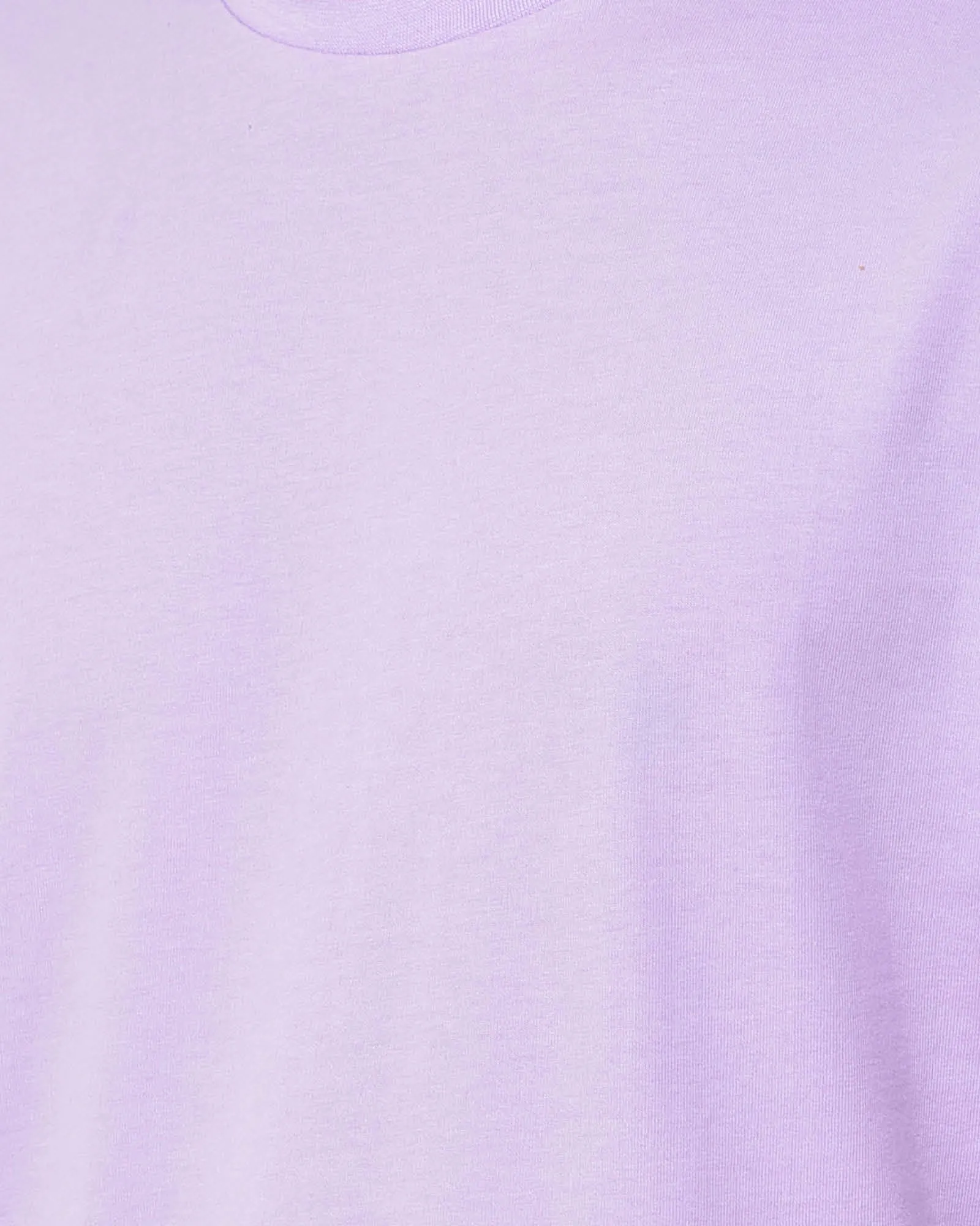 Drop Shoulder Crew Neck: Mauve Purple