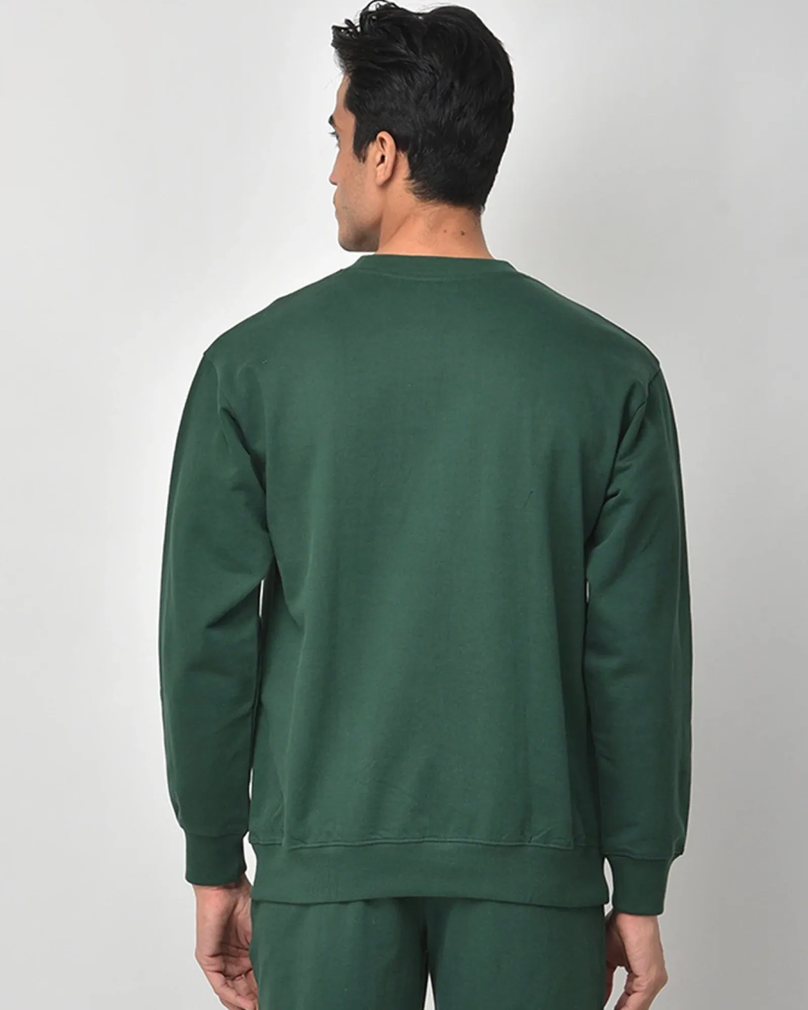 Drop Shoulder Sweatshirt: Emerald Green kg