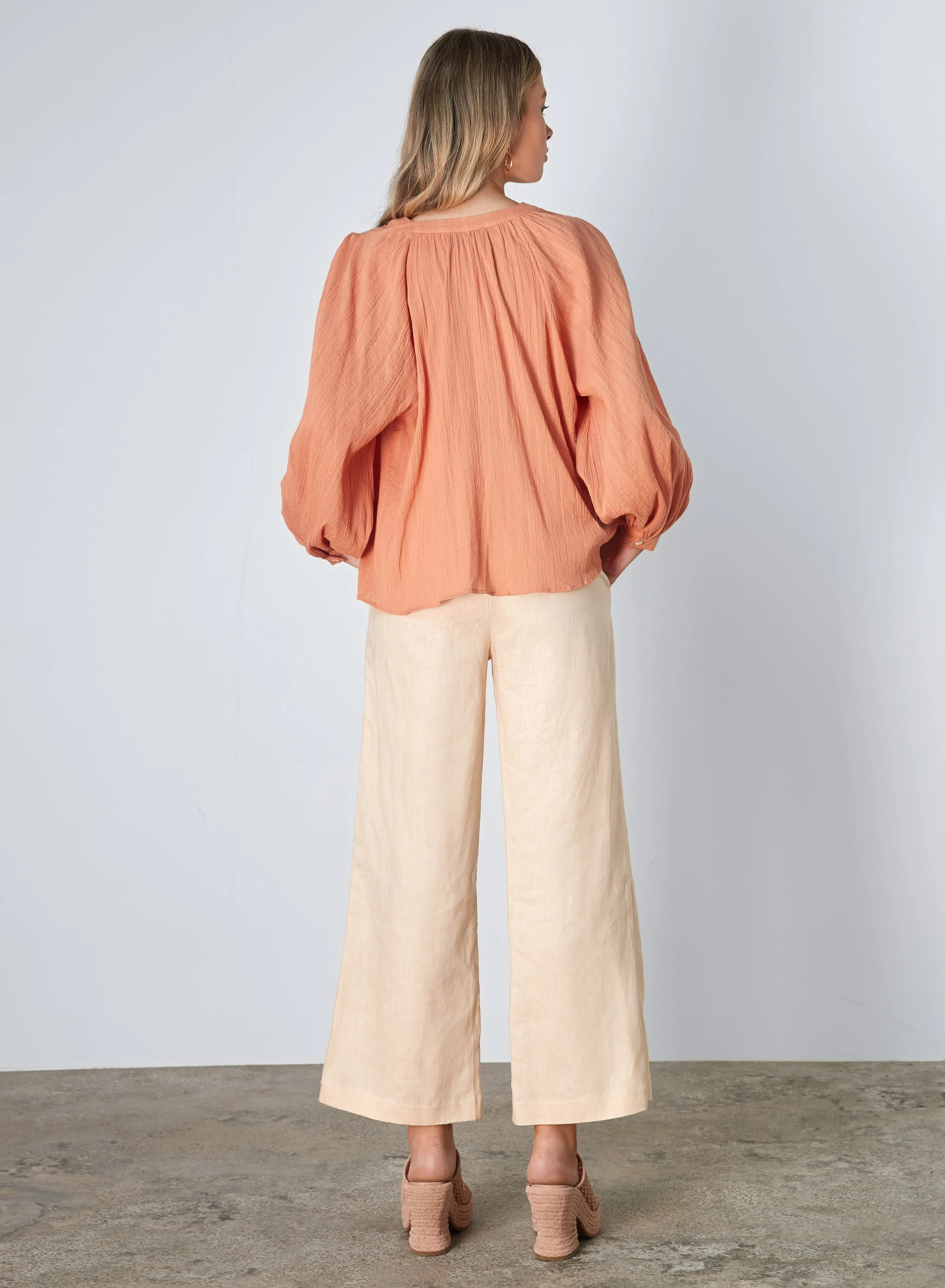 Dune Blouse (Papaya)