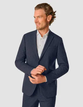 Essential Blazer Regular Navy Pinstripe