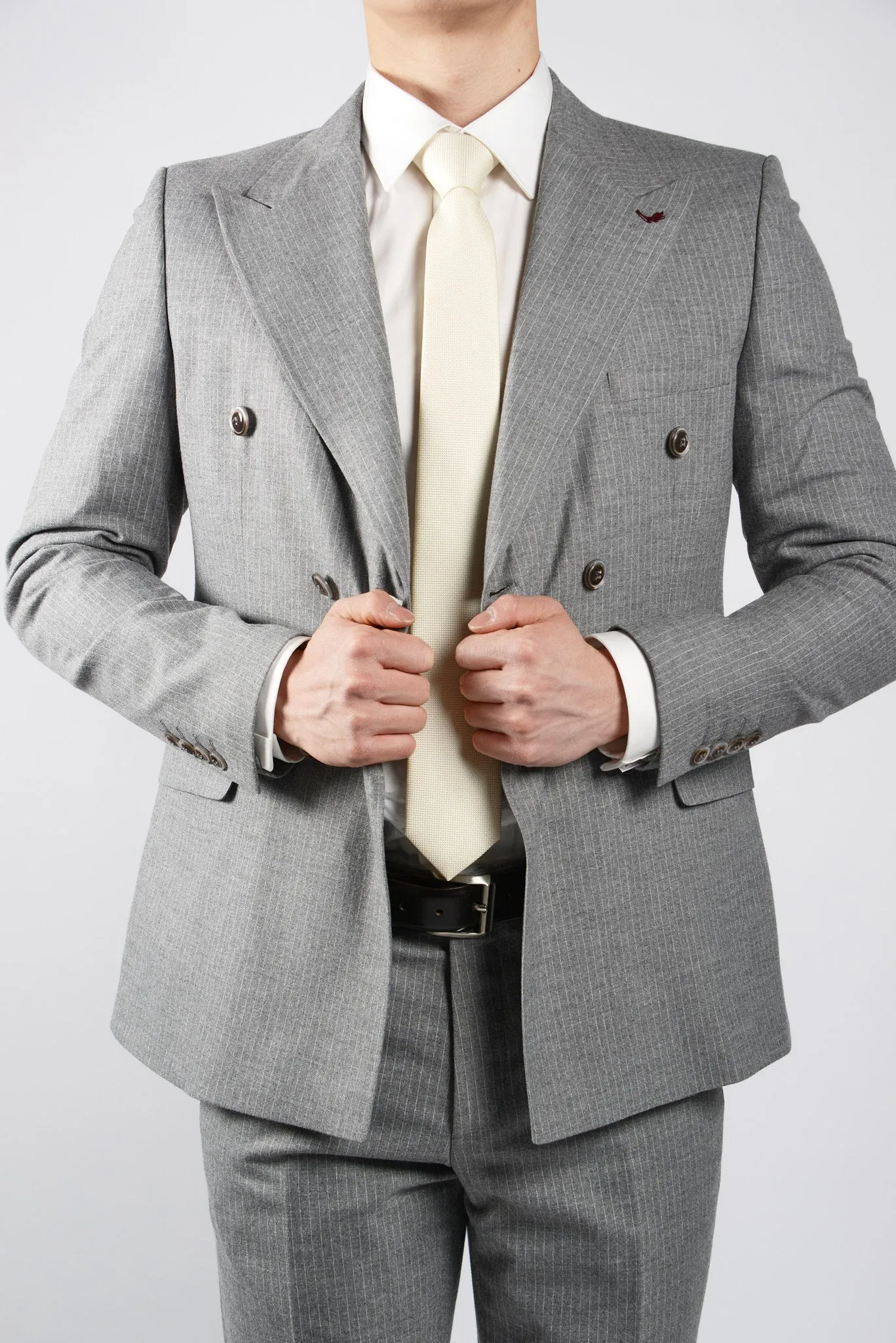 EURO PINSTRIPE BRUSHED DB BLAZER