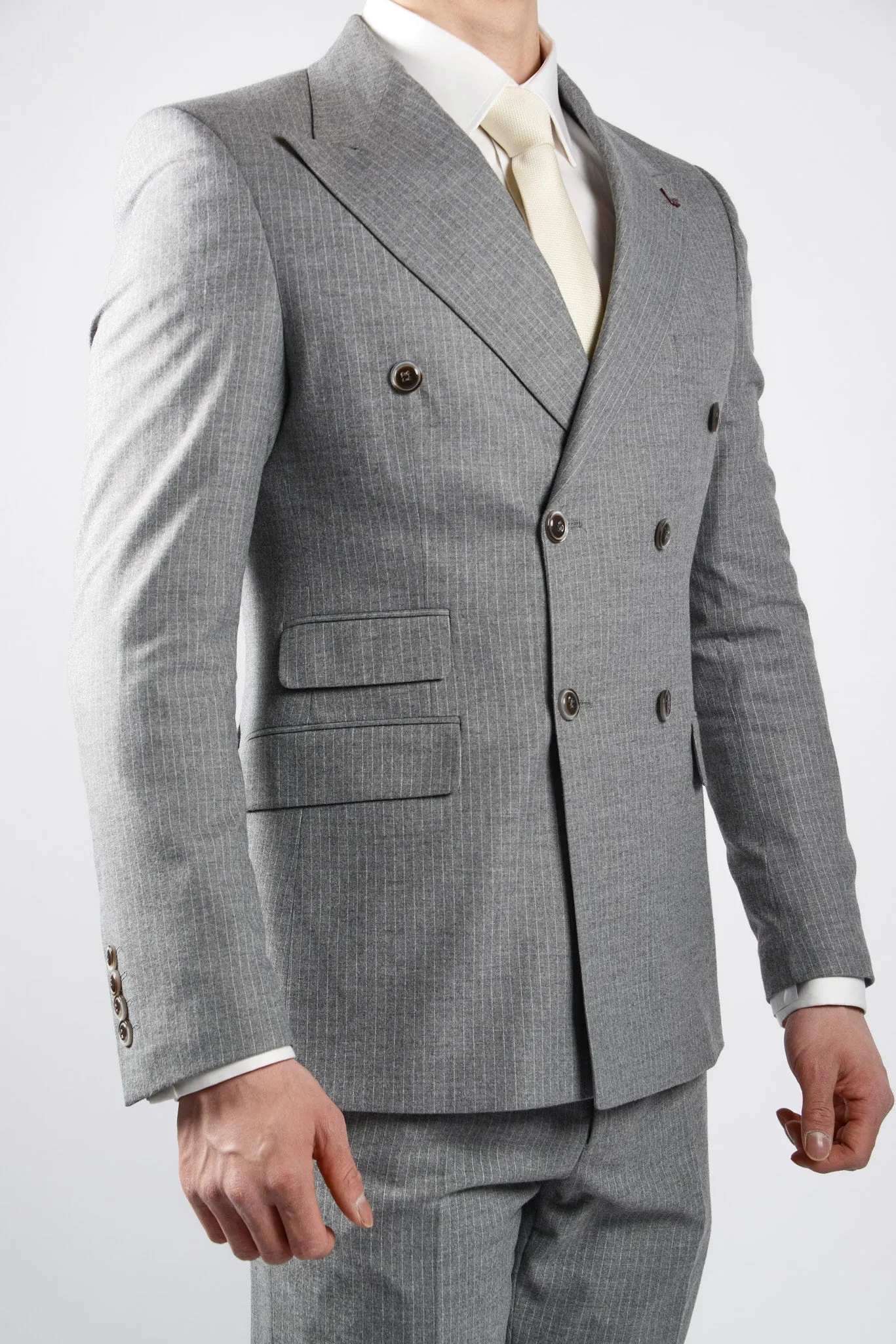 EURO PINSTRIPE BRUSHED DB BLAZER