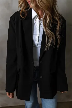 Explore More Collection - Button Up Long Sleeve Blazer