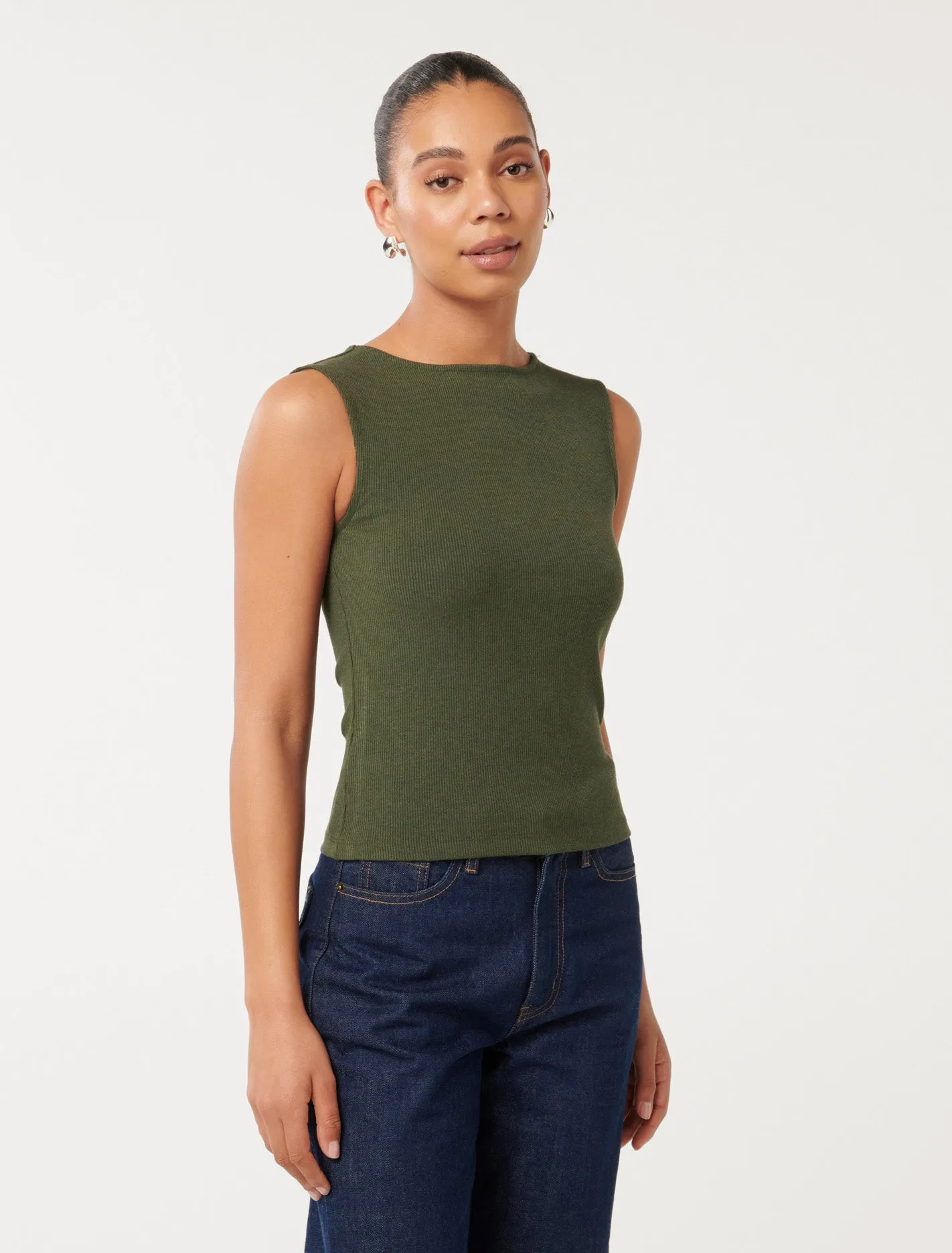 Francis Boat Neck Tank Top