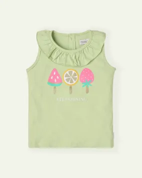 Fruity Green Tank Top