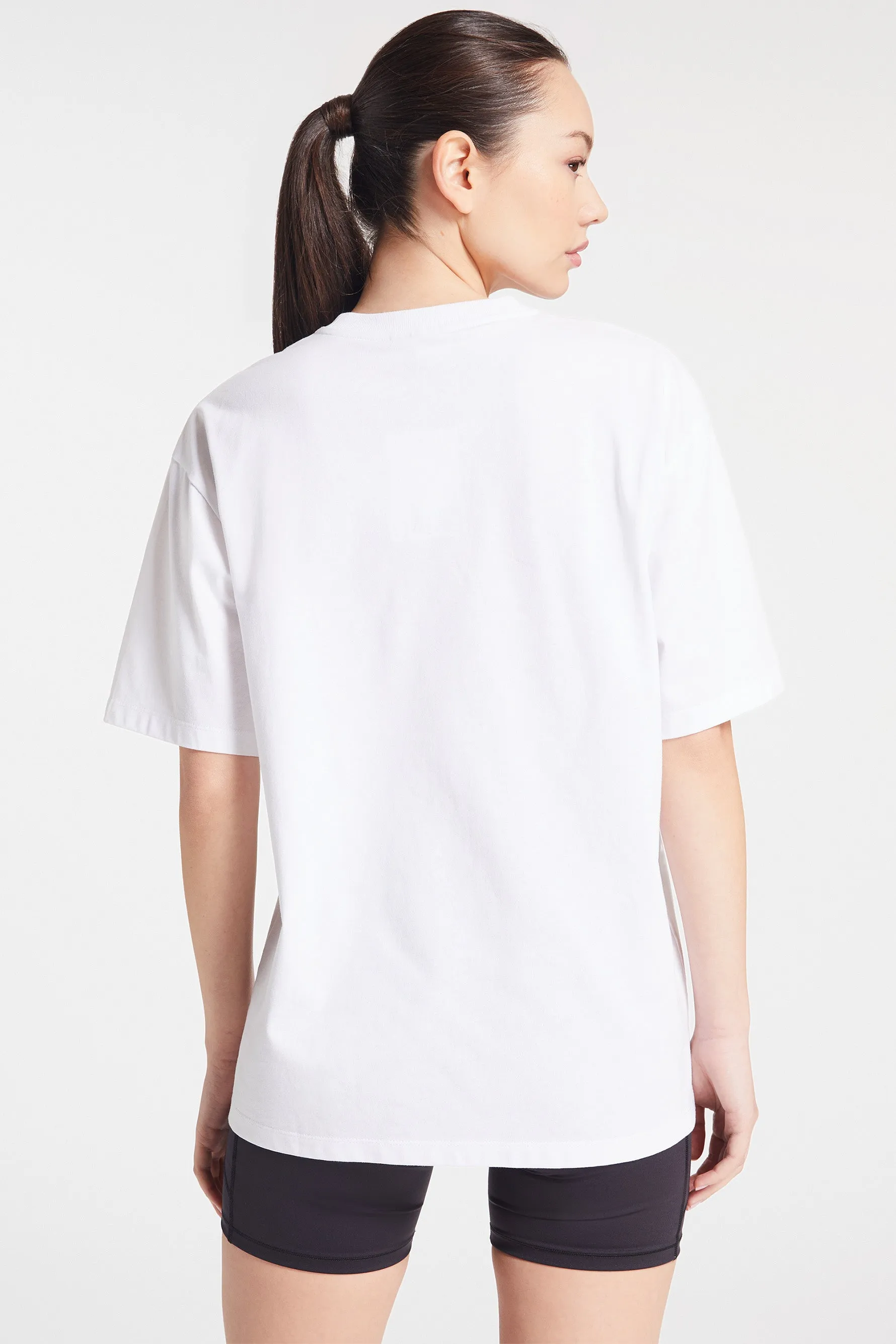 Future Heavy Cocktail Drop Shoulder T-Shirt - Bright White