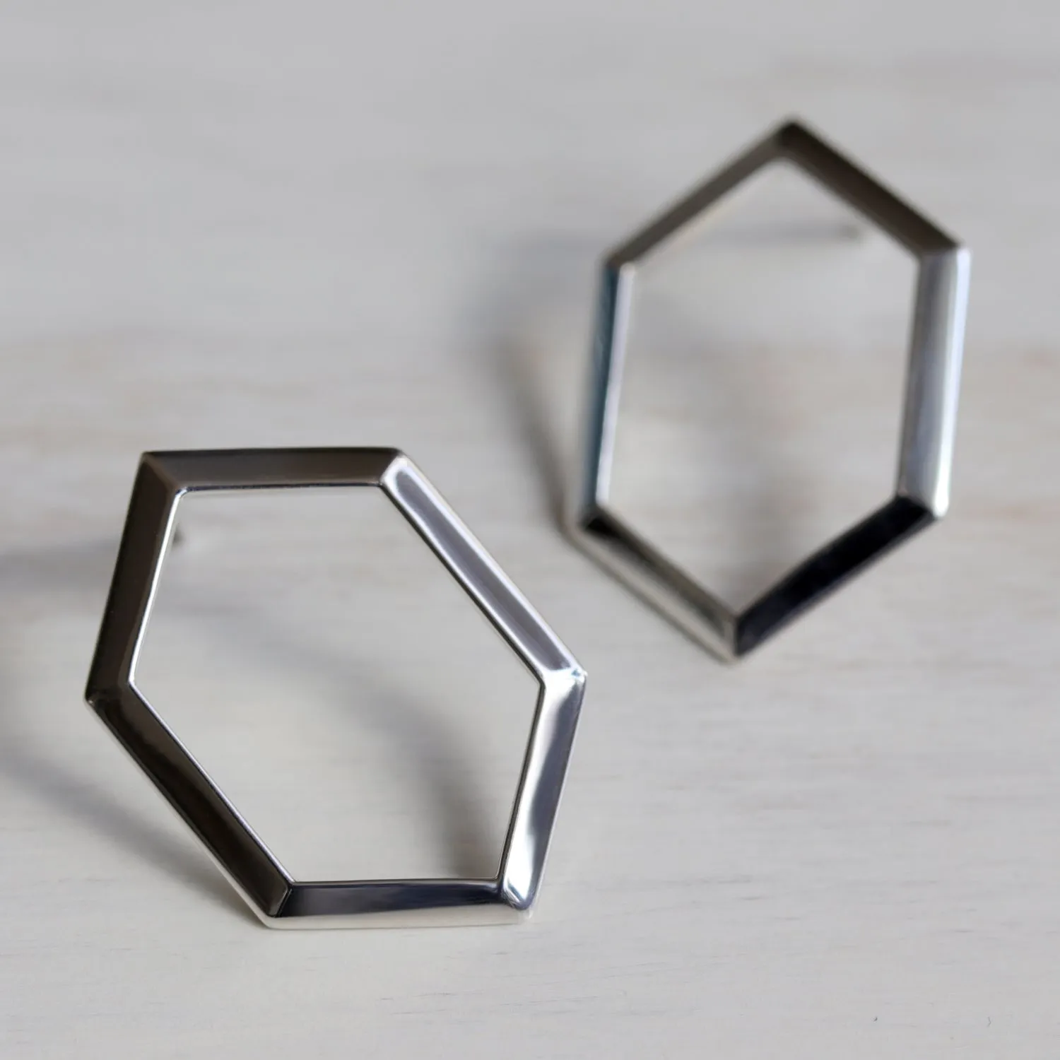 Geometric Drop Earrings