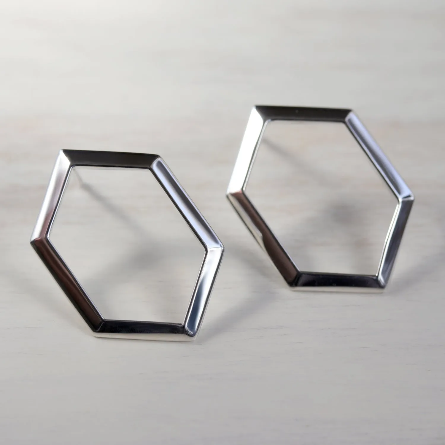 Geometric Drop Earrings