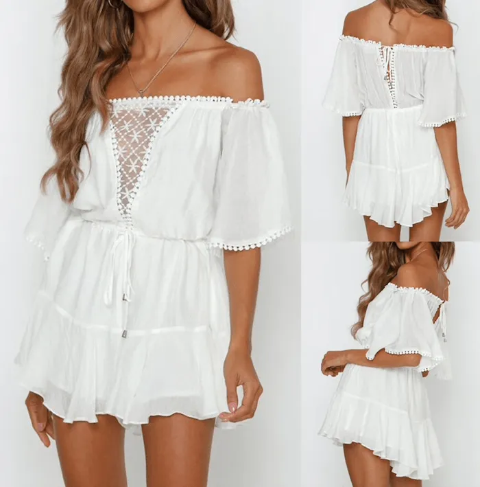 HEAD IN THE CLOUDS ROMPER