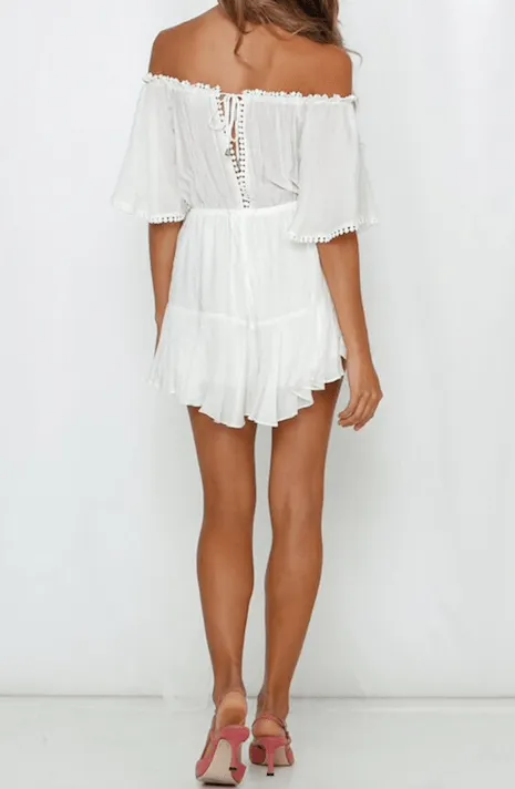 HEAD IN THE CLOUDS ROMPER