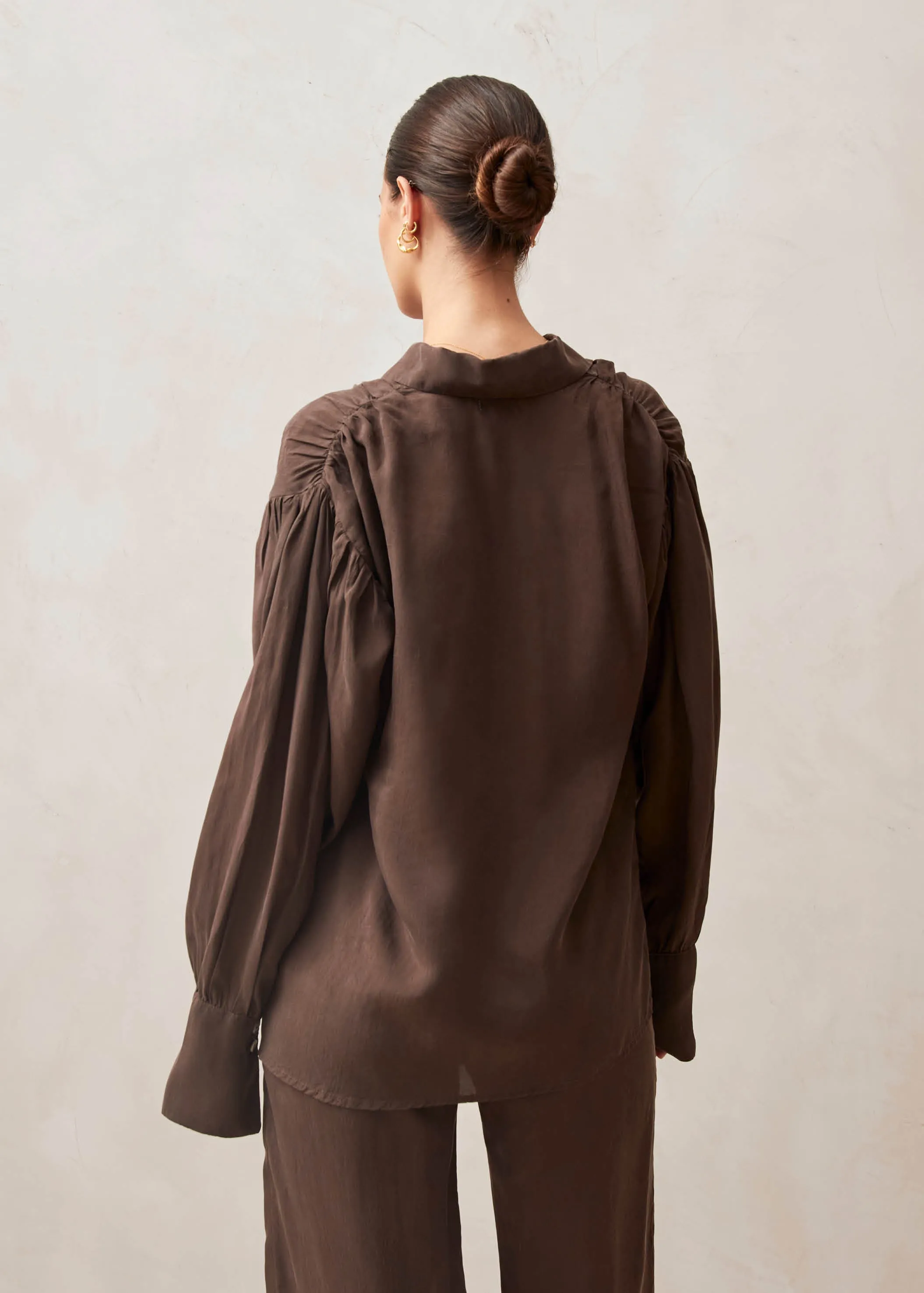 Heart Brown Blouse