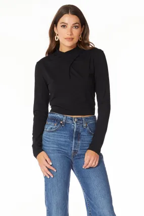 HIGH NECK LONG SLEEVE TOP