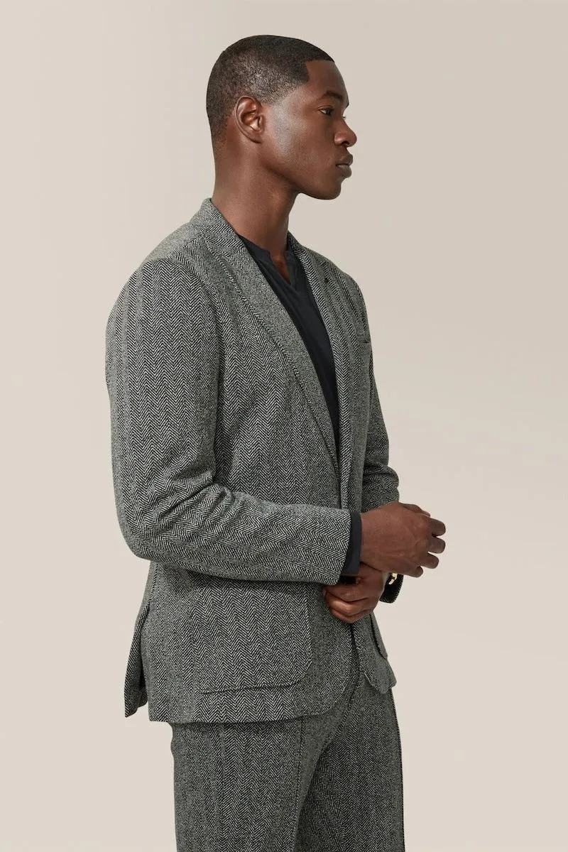 Hollis Blazer | Responsible Herringbone Cotton