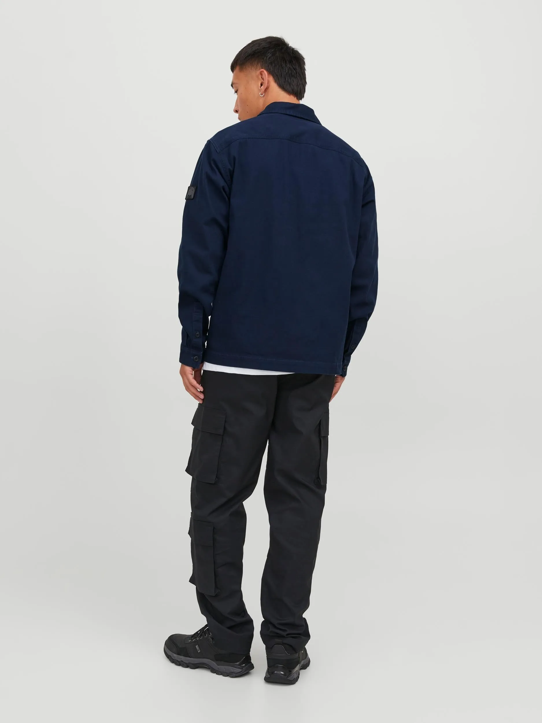 Jack & Jones Ben Classic Long Sleede Overshirt -NAVY BLAZER