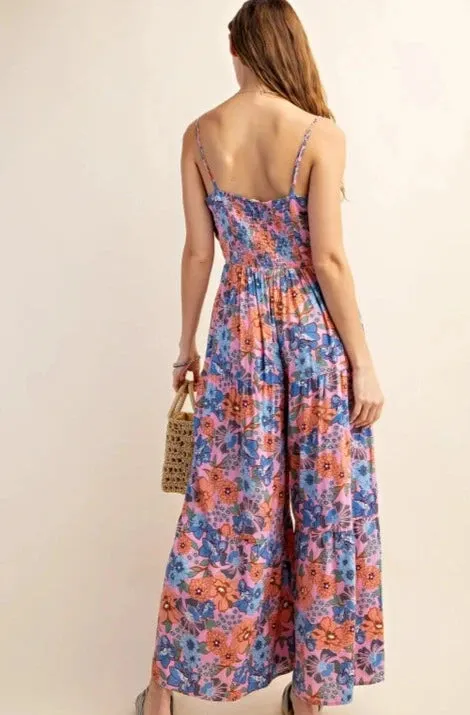 Juniper Floral Tiered Jumpsuit