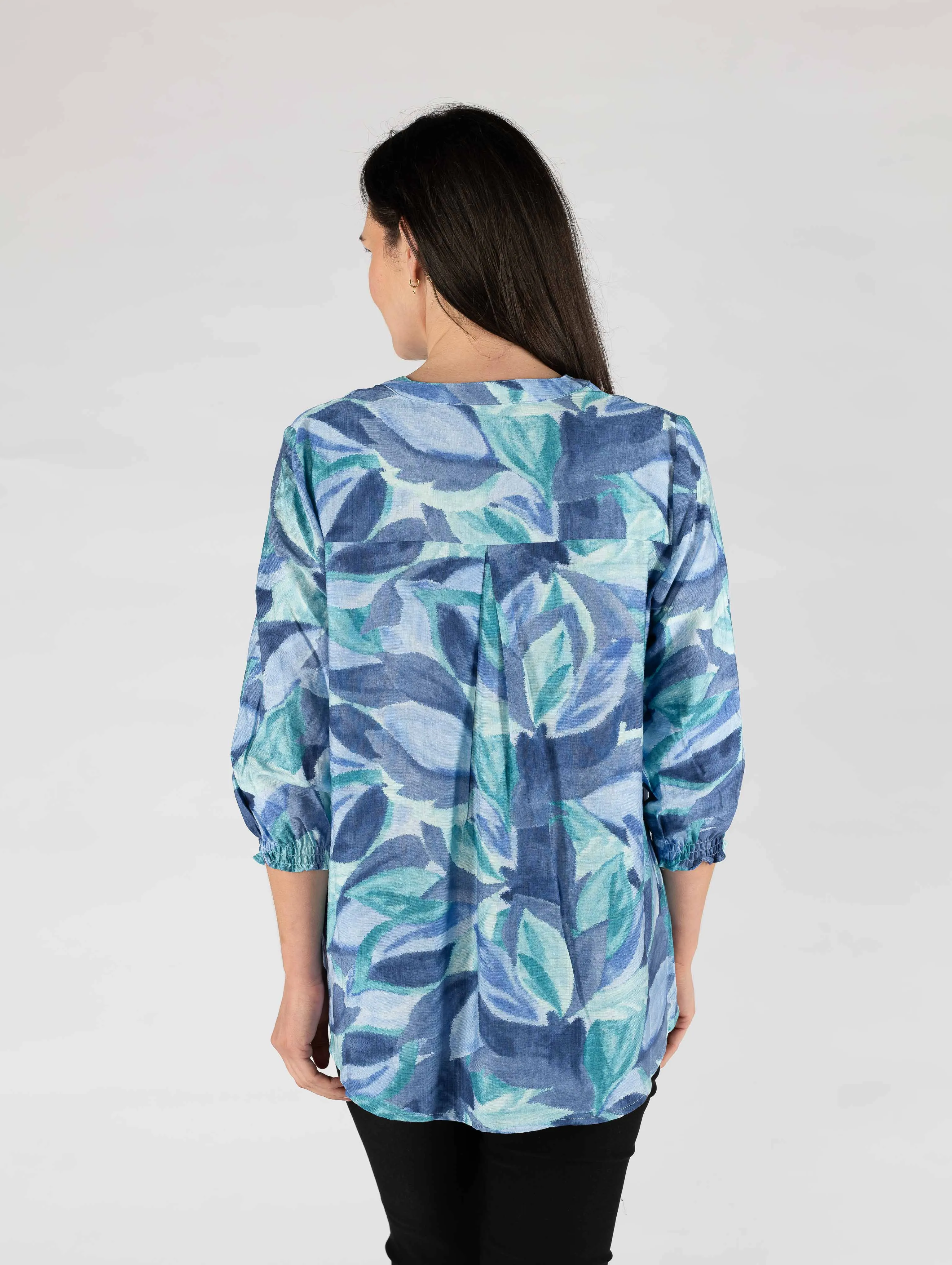 Leaf Print Blouse