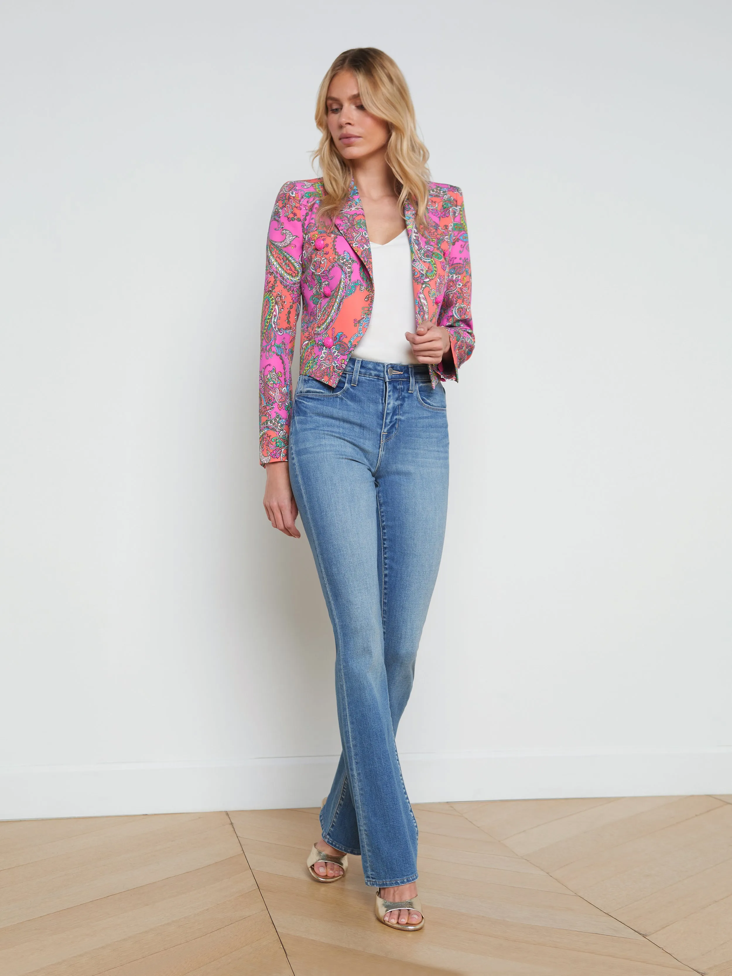 Lila Open-Front Blazer