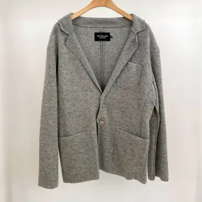 M - Heather Grey Wool Blazer