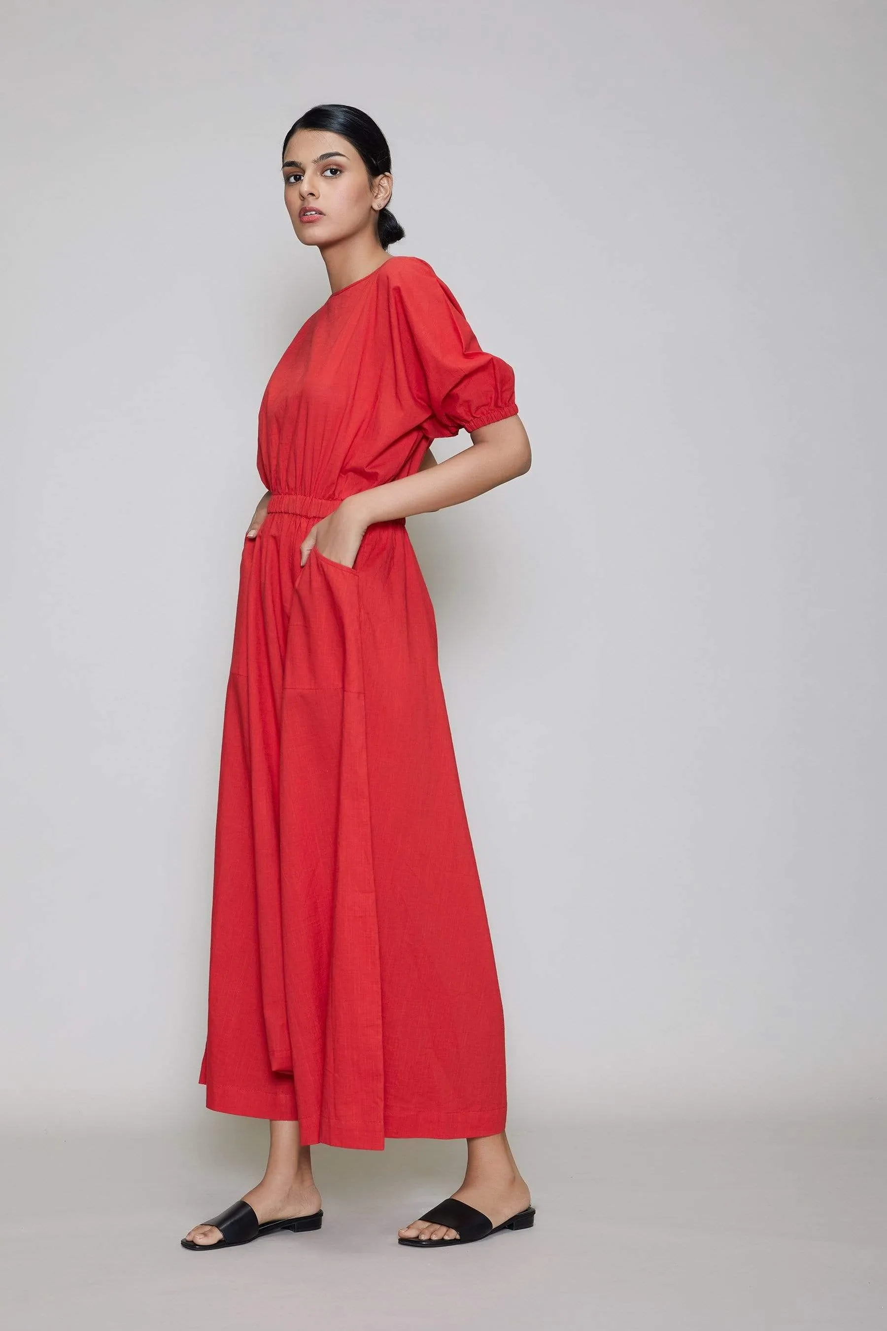 Mati Sphara Jumpsuit - Red