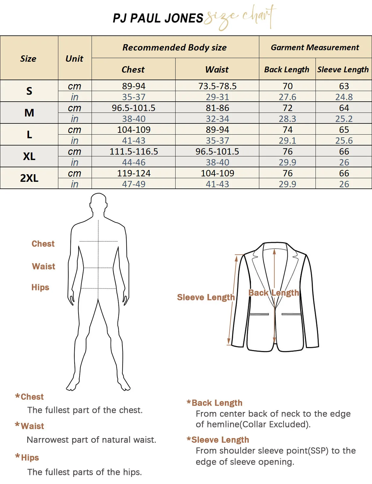 Men Two-Button Blazer Coat Long Sleeve Notch Lapel Back Slit Suit Coat