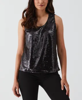 Petite Sequin Tank Top