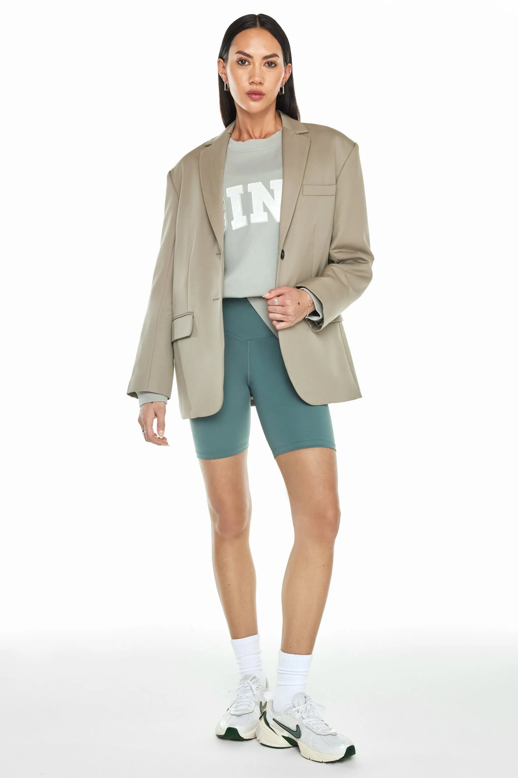 Quinn Blazer - Green Khaki