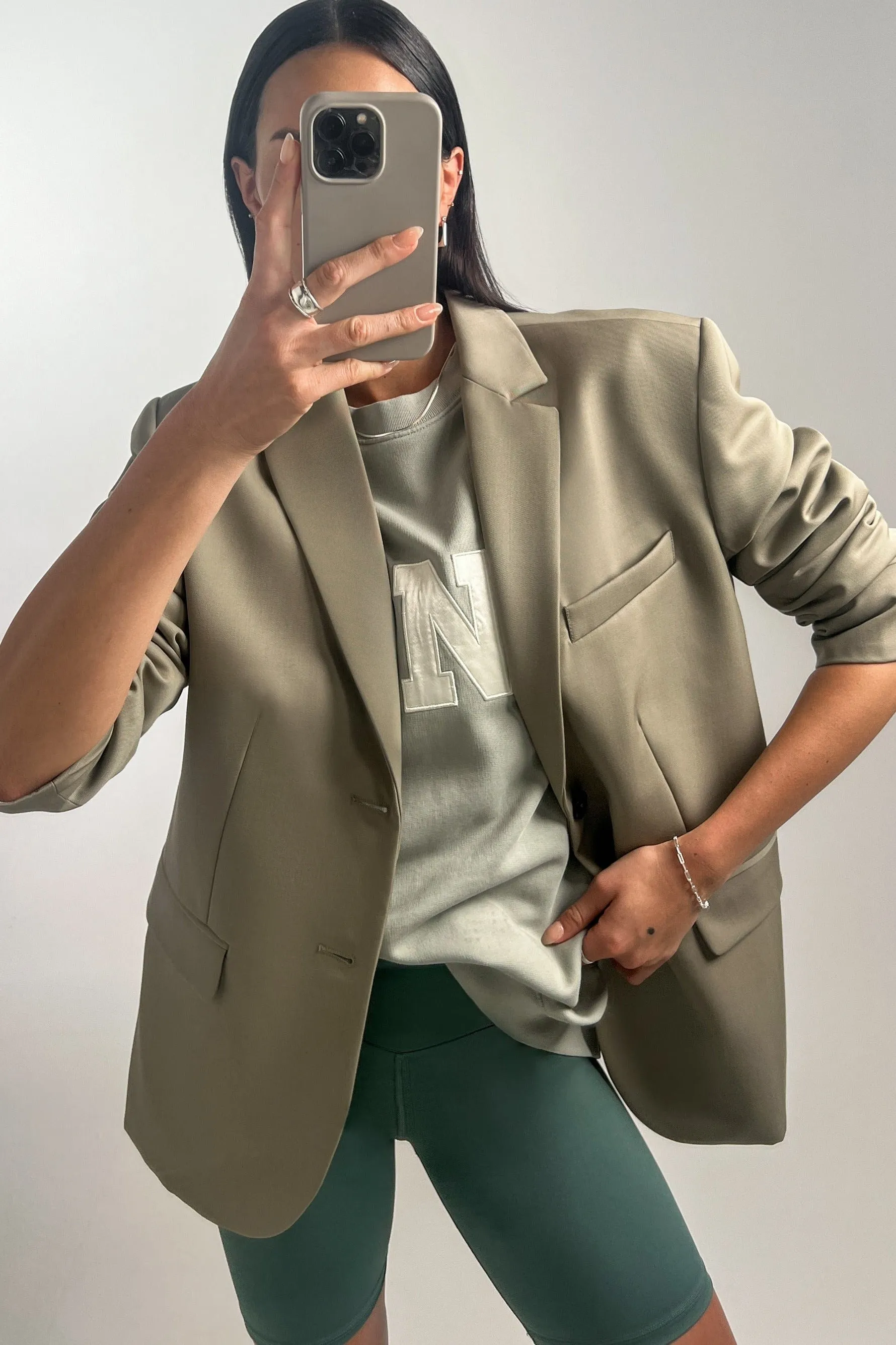 Quinn Blazer - Green Khaki