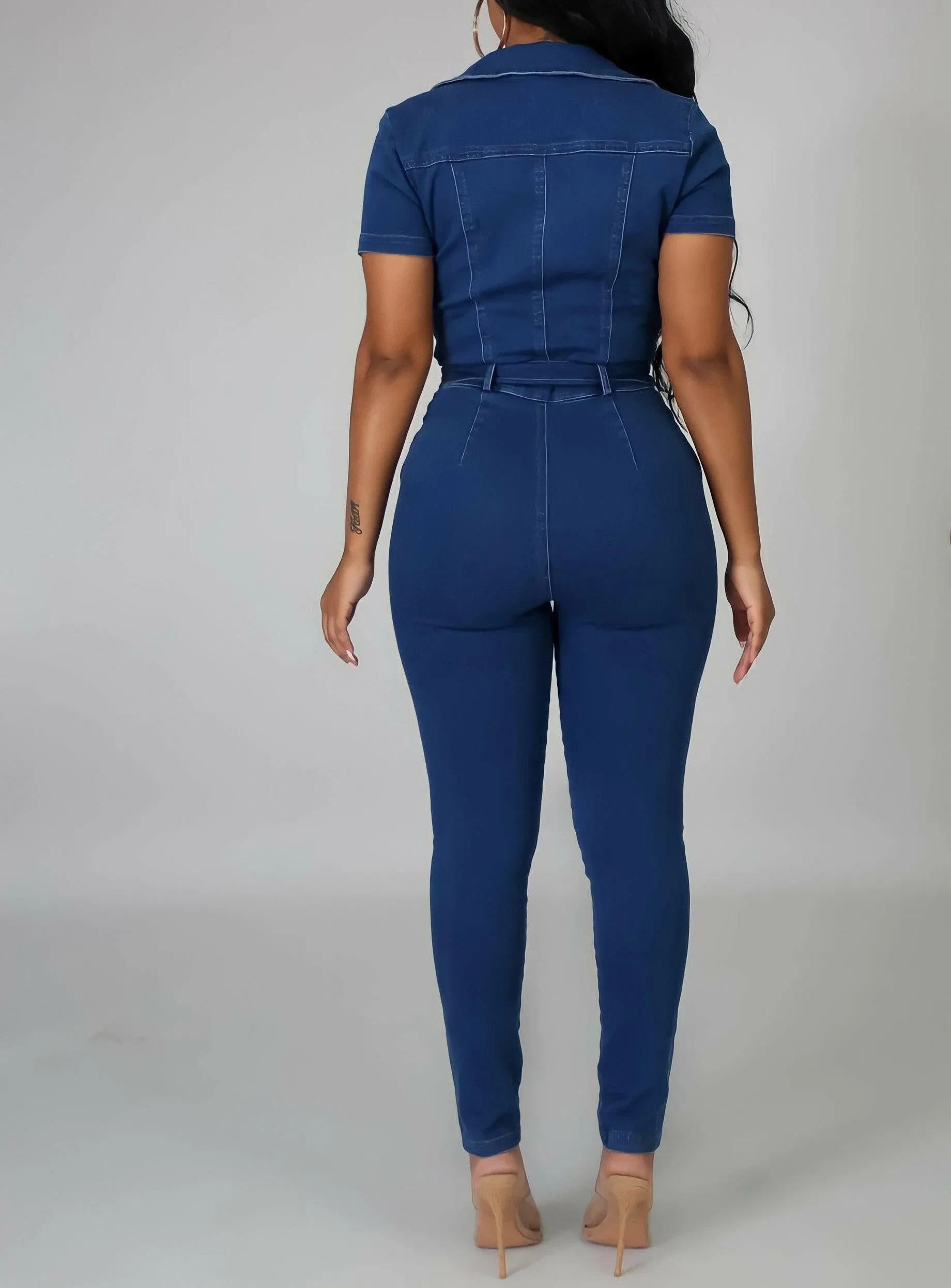 "Tayla" Denim Jumpsuit