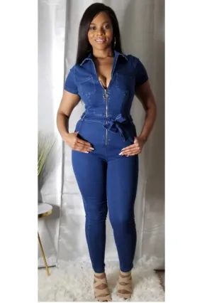 "Tayla" Denim Jumpsuit