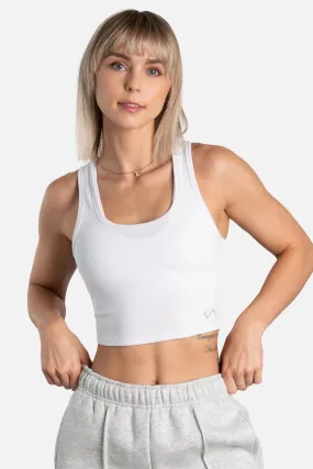 Ribbed Cropped Tank Top